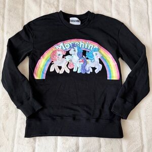 Moschino My Little Pony Black Crewneck Size Large